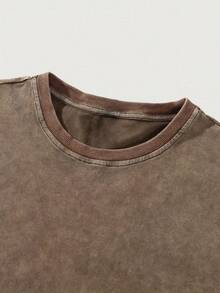 Camiseta de algodón lavado para hombre y mujer, con estampado MEMAW inspirado en la primavera, camiseta de marca de moda vintage de algodón batik de alta calidad, camiseta para mujer, regalo navideño, regalo perfecto, uso diario. - Palma lavada - Ver 4