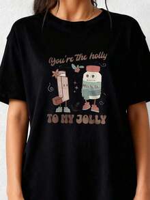 1 Christmas Pulmonology Nurse T-Shirt For Women, Family Medicine, ER, ICU, 180g, 100% Cotton. - 黑色 2 - 查看 8