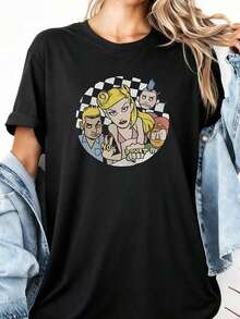 1 pcsHOT No Doubt Band Short Sleeve Shirt Women180g Algodón 100% - Negro 3 - Ver 10