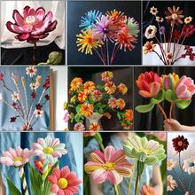 Set Of Rotating Rod Pieces, DIY Materials, Children's Toys, Plush Rods, Rotating Rods, Chenille Flower Stems, Creative Strips, Handmade Educational Materials. - Camel - View 11