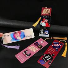 Heated Rivalry "Themed Fan Acrylic Bookmarks 1pc - Ice Hockey CP Elements+Novel Copy Reading Tags, Sports BL Readers, Fan Peripheral Control Preferred.Back To School Season - One Size Fits All - View 2
