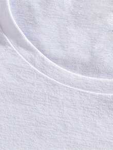 Camiseta deportiva casual de manga corta para mujer Cherry Skull, suave y de corte vertical, adecuada para uso diario, oficina, escuela, vacaciones, camping, de estilo versátil, que hace que tu verano sea más vibrante y colorido. - Blanco - Ver 3