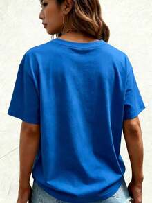 Arte Mexicano Camiseta Básica de Manga Corta de Algodón Puro para Mujer, Top Casual Clásico de Cuello Redondo con Bordado Minimalista de Lazo, Camiseta Suave y Transpirable para Uso Diario, Corte Holgado, Tallas S-5XL, Camiseta de Algodón Familiar Coordinada - Blanco - Ver 9