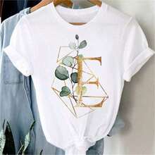 COOL SUMMER Cute Short Sleeve Cotton T-Shirt With  And  Print, Anime Style, Cartoon Fashion For Women And Girls, Kawaii Top | Exquisite Design | Loose And Comfortable | Easy To Match | - 白色 12 - 查看 8