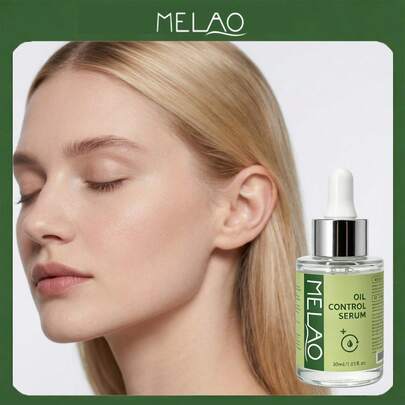  MELAO Oil Control Face Serum, Mattifying & Pore-Minimizing Essence For Oily Skin, Daily Skin Care Serum To Reduce Excess Oil, Shine & Support Clear, Smooth, Matte-Looking Skin 30ml