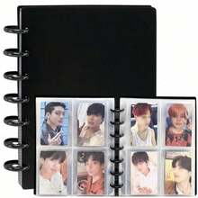 A5 Idol Card Photo Album, Holds 3-Inch Photos, DIY Collection For Anime/Manga Fans, Photo Album - Multicolor - View 3
