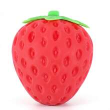 1 pieza Juguete antiestrés Squishy gigante, dispositivo de descompresión con fruta de fresa simulada en polvo - Multicolor - Ver 7