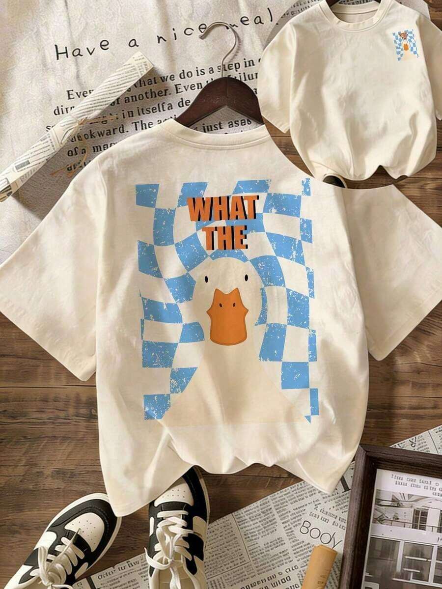 Camiseta Casual de Verano para Mujer, Ropa de Vacaciones - Albaricoque - Ver 1