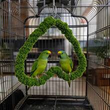 Hamaca columpio para loros, soporte de túnel moldeable, adecuado para varios tipos de loros pequeños y mascotas pequeñas trepadoras - Ver 9