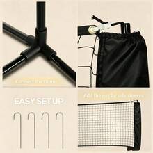 Badminton Set - Black - View 3