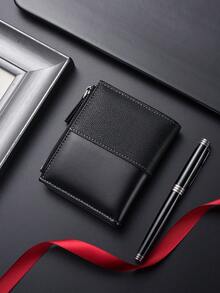 New Men's Short Zipper Wallet, Multi-Card Slots Large Capacity Card Holder Portable,Fathers Day Gifts - Multicolor - View 10