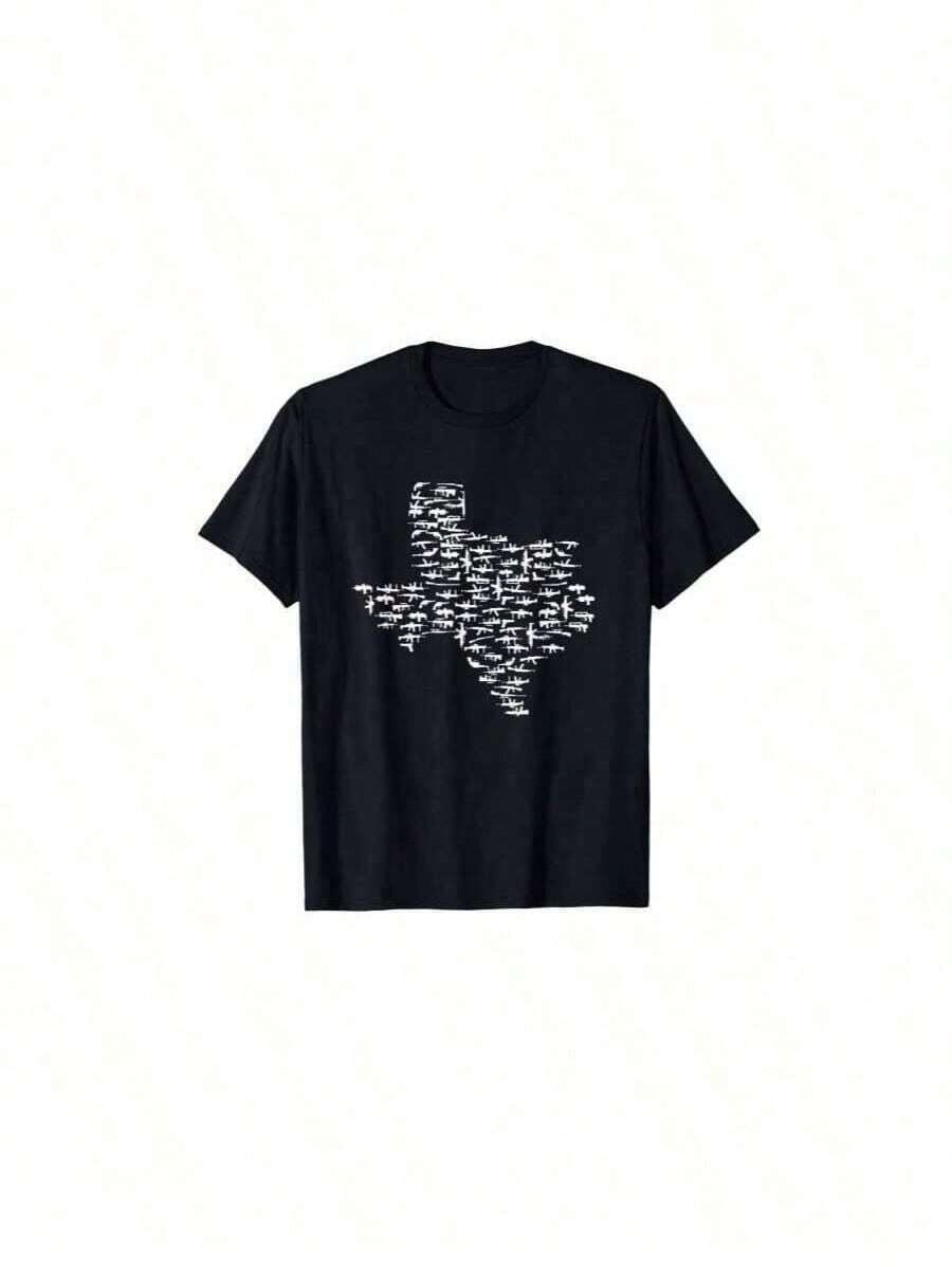 1 pieza de camiseta transpirable para mujer con diseño de fe cristiana - Estampado de versículo bíblico del Salmo 23, ligera, de cuello redondo, manga corta, blanca con verde, 180g, 100% algodón, los diseños están completamente impresos. Unisexo. - Negro 5 - Ver 1