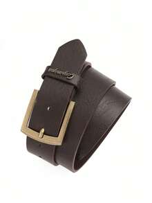 1pc Unisex Business Buckle PU Leather Belt, Suitable For Workplace Or Gift - BH1102 - View 10