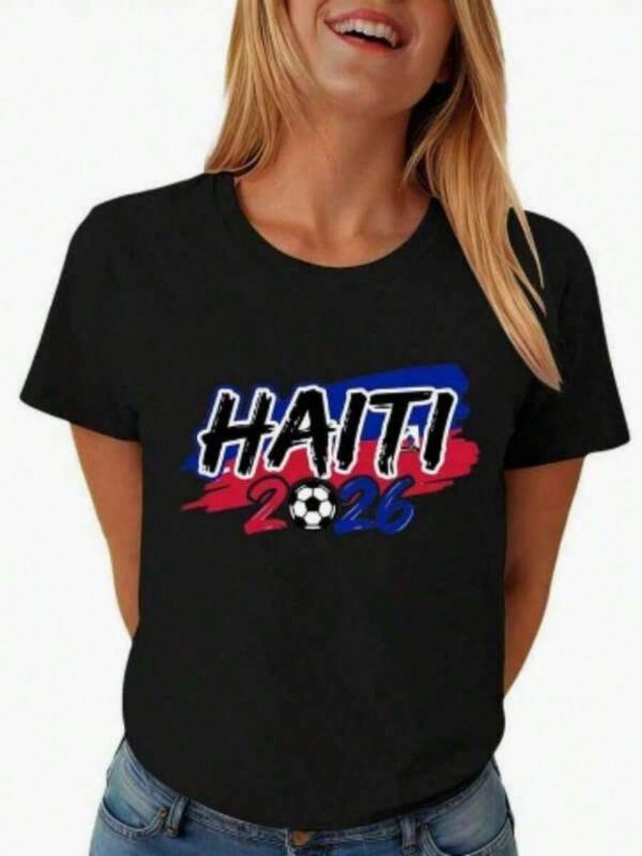 Camiseta de la Copa Mundial Femenina 2026 – Camiseta Negra de Aficionado al Fútbol – Regalo para Fans y Amantes del Fútbol – Camiseta Unisex de Estilo Urbano Vintage, de Algodón, Manga Corta y Cuello Redondo - Negro - Ver 1