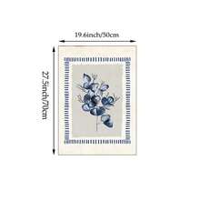 1/3pcs Navy Blue Botanical Wall Art Modern Indigo Leaf Floral Print Canvas Abstract Bohemian Style Plant Poster Living Room Bedroom Bathroom Home Decor Women Gift Unframed - Pattern - View 16