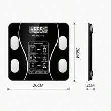 This Smart Electronic Scale, Equipped With An LED Display, Is Suitable For Multiple Users, Features Basic Measurement Functions, And Automatic Calibration, Making It An Ideal Gift For Relatives And Friends. - Black - View 6