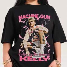Camiseta, fan de Y, camiseta de rap, rapero, hip-hop, regalo para ella, ropa urbana  Camisetas Casuales para Mujer: Una colección que incluye camisetas casuales, tops y camisetas ideales para el uso diario.Confeccionadas con tejidos ligeros y transpirables, estas prendas presentan una estética de inspiración vintage, lo que las convierte en una excelente opción tanto para la vida universitaria como para conjuntos cotidianos.Los diseños son encantadores y bonitos, con un corte cómodo y favorecedor.Gracias a su estilo clásico, tejidos suaves al tacto y sensación agradable para la piel, estas prendas poseen un distintivo aire de inspiración mexicana. - Negro - Ver 6