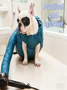 Semi-Enclosed Pet Drying Bag, Many Buyers Report That It Is Very Practical And Really Shortens The Drying Time. Hands-Free, Anti-Hair Flying Dog Grooming Dryer, Universal For Small And Large Dogs, Dog Drying Clothes - Multicolor - View 5