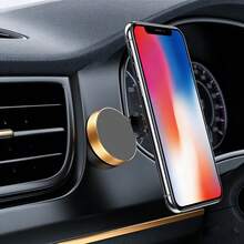 1pc Magnetic Car Phone Mount, Magnetic Mobile Phone Holder For Car, Strong Magnetic Hold, 360 Degree Rotation, Compact Low-Profile Design For Dashboard, Nightstand, Wall, Hands-Free Navigation, Road Trip, Fall Travel, Holiday Gift - A8 - View 9
