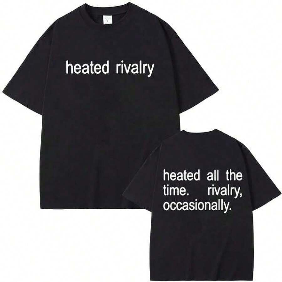 Rivalidad Intensa, Rivalidad Constante, Rivalidad Ocasional, Camiseta Gráfica, Ropa de Moda para Hombres y Mujeres - Negro - Ver 1