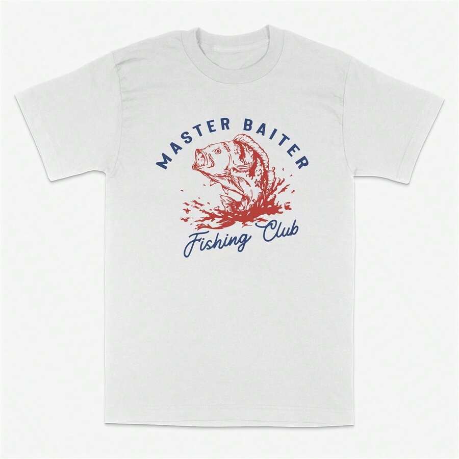 Camiseta del Club de Pesca Master Baiter - Blanco - Ver 1