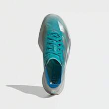 Adidas ADIZERO ADIOS PRO 4緩震輕便運動女子跑步鞋 - 薄荷藍/銀灰色 - 查看 4
