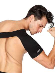 AOLIKES 1pc Adjustable Basketball Barbell Fitness Workout Shoulder Wrap - Multicolor - View 9