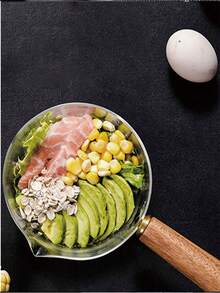 1pc Transparent Glass Milk Pot With Wooden Handle, Heat-Resistant Soup Pot, Baby Food Pot, Noodle Pot, Salad Bowl, Instant Noodle Bowl, Suitable For Electric Ceramic Stove And Gas Open Flame, High Heat Resistance Non-Stick Glass Pot For Heating Milk, Butter, Noodles, Sauces And Cooking Seafood - View 11