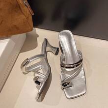 Women Home Slippers - Silver - View 11