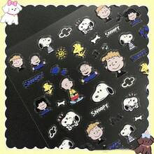 SNOOPY 1pc DIY Pen Holder Decorative Stickers Cute Waterproof Stickers Popular Cartoon Stickers New Year Gift Valentine's Day Gift Easter Gift [Random Style] - Multicolor - View 7