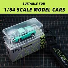 Caja portátil compatible con modelos de coches a escala 1/64, caja de exhibición, pieza colgante, caja de almacenamiento portátil y caja protectora - Suishenhe - Ver 2