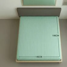 Fitted Sheet With Elastic All Around The Bottom, Cotton-Like Feel, Soft And Cool, Ideal For Spring, Available In Twin, Full, Queen, And King Sizes, Variety Of Colors, Perfect For Modern Bedrooms, Breathable And Comfortable For All Seasons - 酒紅色 - 查看 6