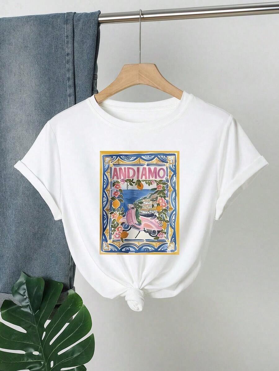 Women T-Shirts - White - View 1