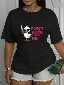 Suave, transpirable y ligera para comodidad durante todo el día. Camiseta casual de manga corta para mujer, estampada con las palabras "No te escondas conmigo".Corte holgado, cuello redondo, tela transpirable, lavable a máquina, perfecto para el uso diario, con un diseño divertido y elegante.Cuello redondo clásico con un corte relajado que favorece todas las formas del cuerpo y es fácil de combinar con jeans, pantalones cortos y leggings. - Blanco - Ver 7