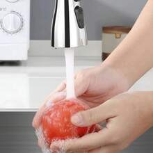 3-In-1 Extendable Kitchen Faucet With Leak-Proof Design, Adjustable And 360-Degree Rotating Replacement Spray Head, High-Quality Bathroom Sink Faucet. - Silver - View 7