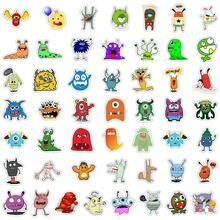 2pcs 100pcs Cute Monster Graffiti Stickers, Original Cartoon Monster Decorative Stickers, Waterproof Vinyl Graffiti Decals For Car, Phone, Computer, Kids, Teens, Laptop, Water Bottle, Scrapbooking, Luggage - View 11