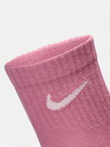Nike Everyday 輕量快乾訓練襪 (3雙裝) 66%棉 33%聚酯纖維 1%彈性纖維 SX7677-936 - 粉色 - 查看 5