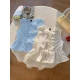 Azul y blanco