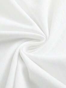 Tops de Otoño para Mujer, Estilo Vintage, Manga Corta, Talla Grande: Camisa Blanca de Algodón Puro de 180G con Divertido Estampado - "Hawaii SUN ?ARENA? "SURF" Con Palmeras Y OlasAlgodón 100% - Blanco - Ver 5