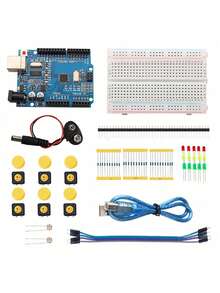 TSCINBUNY āļāļļāļāđāļĢāļĩāļĒāļāļĢāļđāđ Arduino UNO R3 āļāļāļĢāđāļāļāļąāļāļāļēāļāļēāļĢāļĻāļķāļāļĐāļē STEM āļāļļāļāđāļĢāļīāđāļĄāļāđāļāļāļ·āđāļāļāļēāļāļŠāļģāļŦāļĢāļąāļāļāļēāļĢāđāļāļĩāļĒāļāđāļāļĢāđāļāļĢāļĄāļŠāļĢāđāļēāļāļŠāļĢāļĢāļāđ - āļŠāļĩāļāļģ - āļāļđ 8