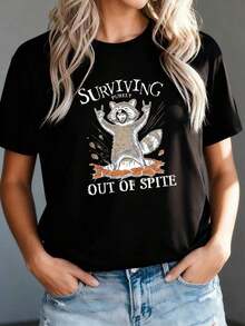 1 Piece Women's Occupational Therapist T-Shirt - Fun Gift For Occupational Therapists With 10 Occupational Therapy Rules And Symbols, 100% Cotton 180g/M², Casual Short Sleeve Crew Neck T-Shirt For Therapists, Occupational Clothing, All Season Comfort, OT Pr180g 100% Cotton. - Black 1 - 查看 2