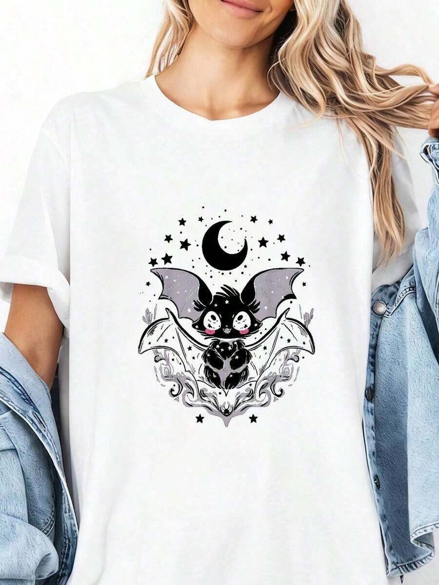 Camiseta de Algodón Puro con Diseño de Orca Genial para Hombres, Mujeres y Niños - Blanco 1 - Ver 1