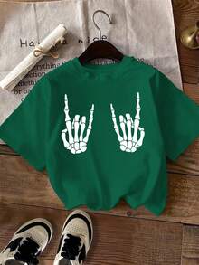 Camiseta de mujer para primavera y verano - Negro - Ver 11