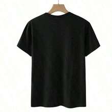 Camisetas de Anime Japonés Knights Of The Zodiac, 100% Algodón, Cuello Redondo, Camiseta de Saints Seiya, Ropa de Manga Corta, Cumpleaños1.jpg |   Diseño exquisito |   Suelto y cómodo |   Fácil de combinar | - Negro - Ver 2