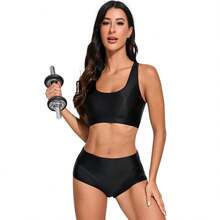 508#Sexy New Women's Sports Shorts, High-Waisted Yoga Peach Butt Tight-Fitting Running Fitness Set - 粉紅色短褲 - 查看 6