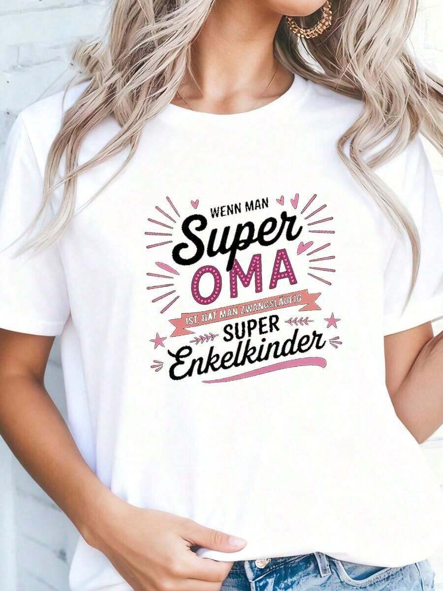 1 Piece Of Spanish Religious T-Shirt For Women - "Amada Por El Dios Que Me Ve" (I Am Loved By God Who Sees Me) - With Spanish Text And Red Heart Print - Casual Crew Neck, Short Sleeves For Everyday Or Special Wear - 180g 100% Cotton - 白色 1 - 查看 1