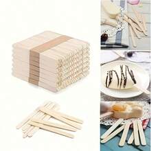 300 que kem bằng gỗ tự nhiên, đồ dùng thủ công DIY, thích hợp sử dụng trong mùa hè. - Nhiều màu - Xem 5