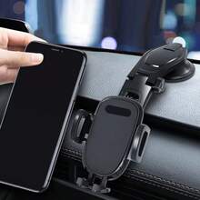 高級重型旋轉吸盤式車用手機支架，穩定防震儀表板安裝通用智慧型手機 GPS 導航支架，橫向與縱向可調車用配件 - A - 查看 5