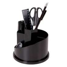 Rotating Pen Holder Student Office Pen Holder Business Pen Holder - Black No Matching - Multicolor - View 4