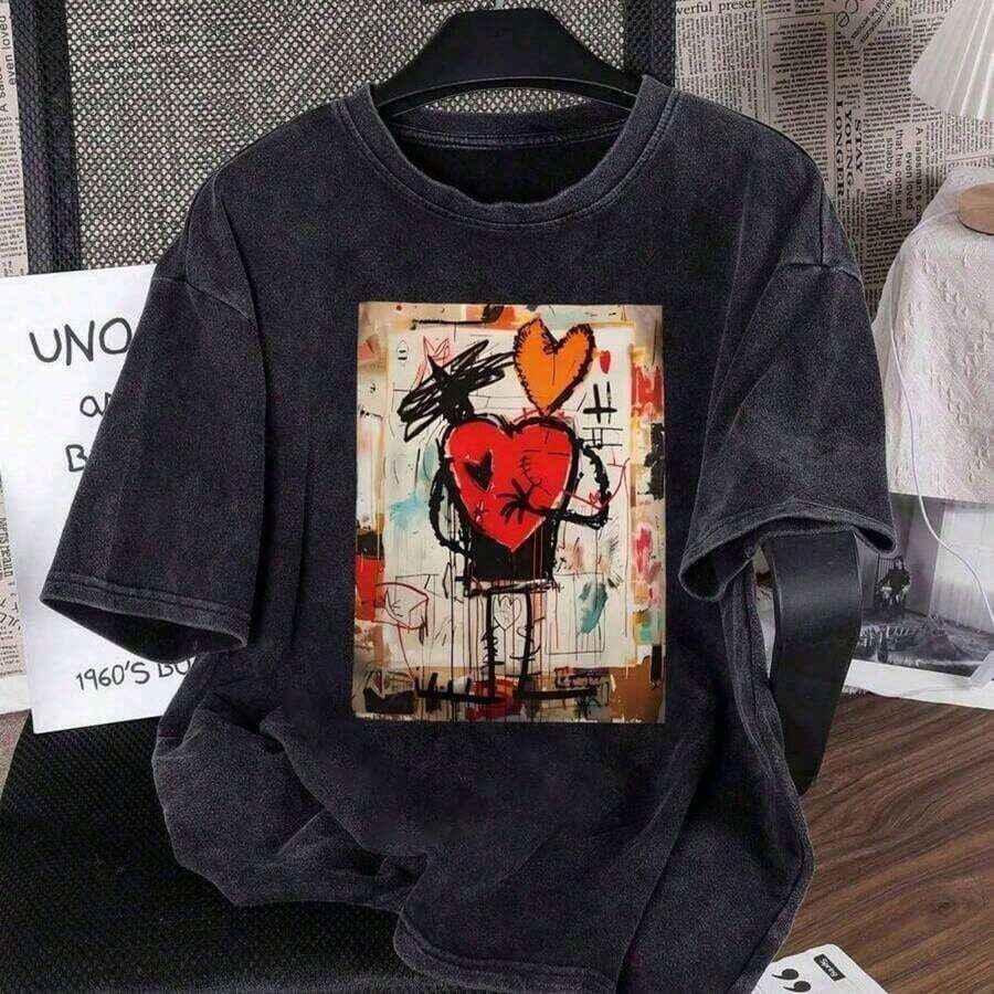 Camiseta Casual Unisex de Cuello Redondo y Manga Corta para la Copa Mundial 2026, con Estampado Divertido, Playeras de Hombre y Mujer - Negro 6 - Ver 1